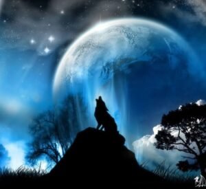 lua-azul-lobo